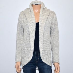Made in Italy Hooded Wool Alpaca Cardigan - S/M